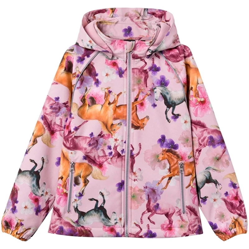 Summer Comfort Name it Keepsake Lilac Alfa Softshell Jacket Horse