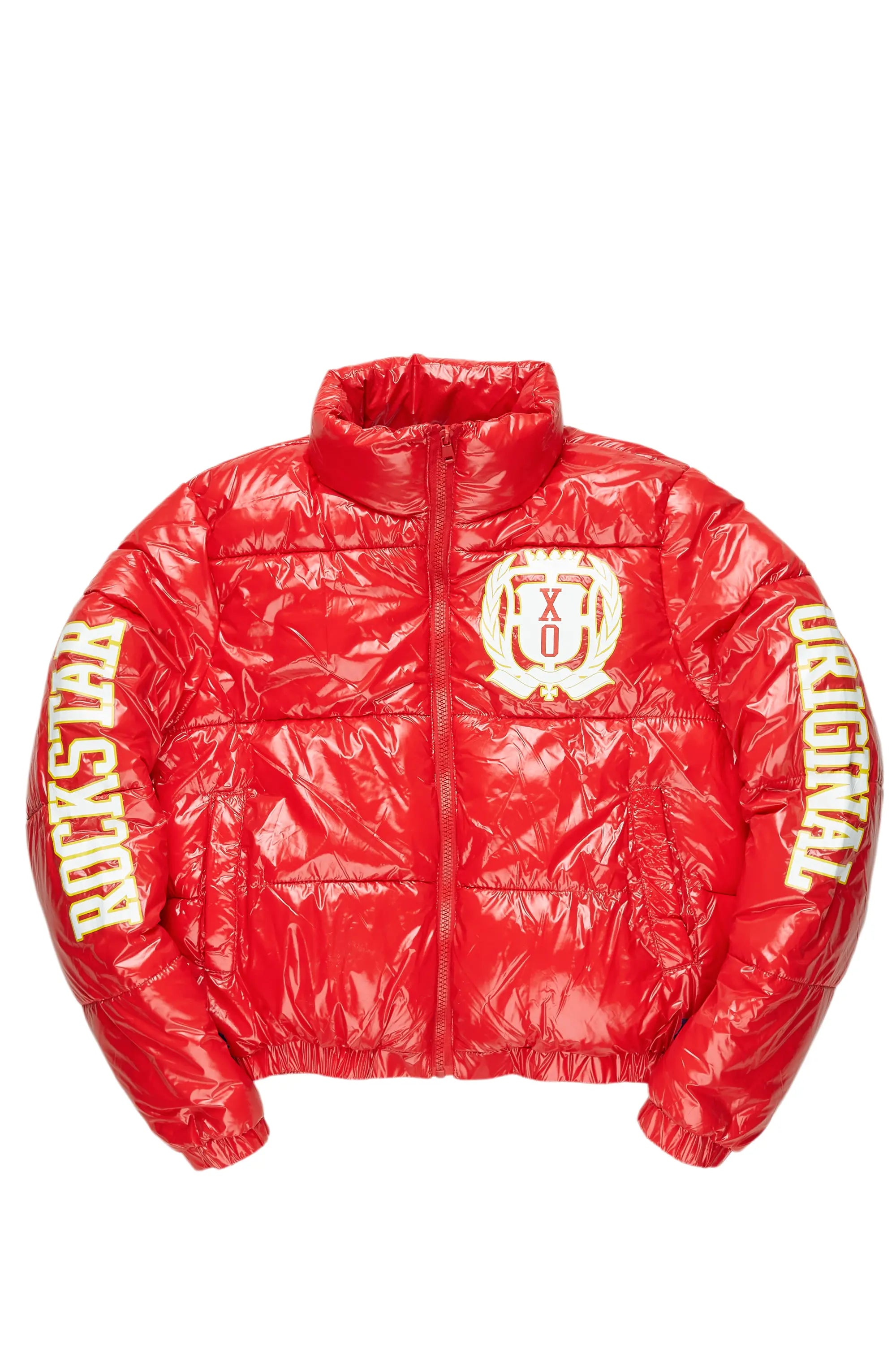 Practical Style Jaclyn Red Puffer Jacket