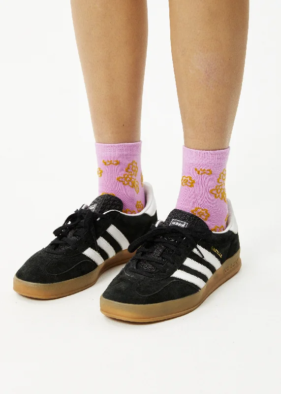 Comfortable And Versatile AFENDS Unisex Clara - Crew Socks - Candy
