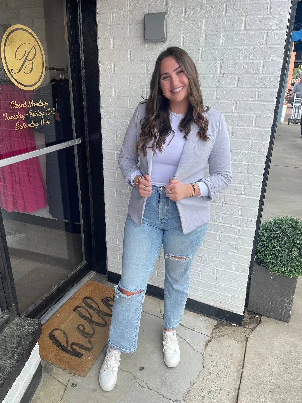 Comfortable Series Grey Blazer