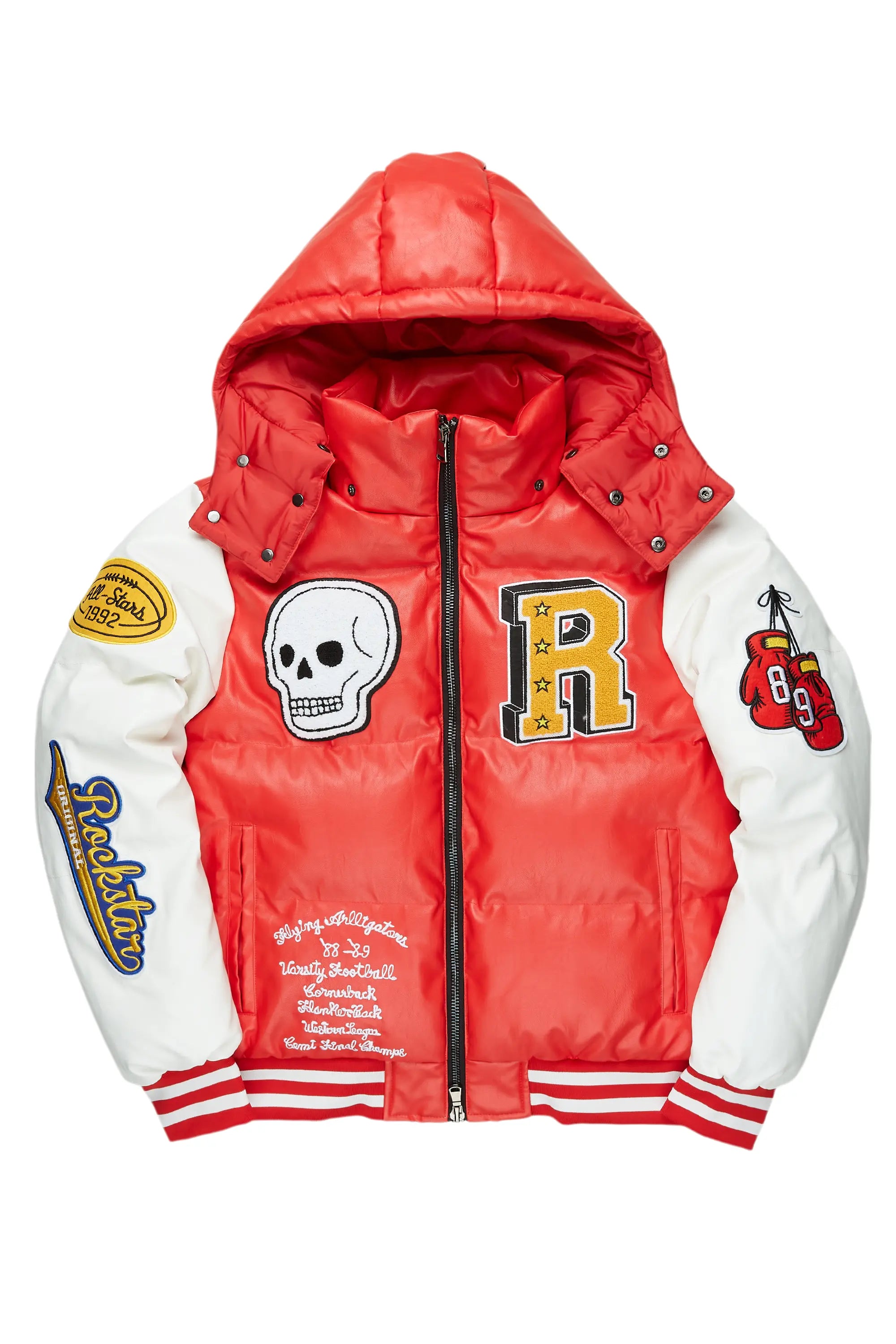 Customized Version Shaniqua Red Oversized Puffer Jacket