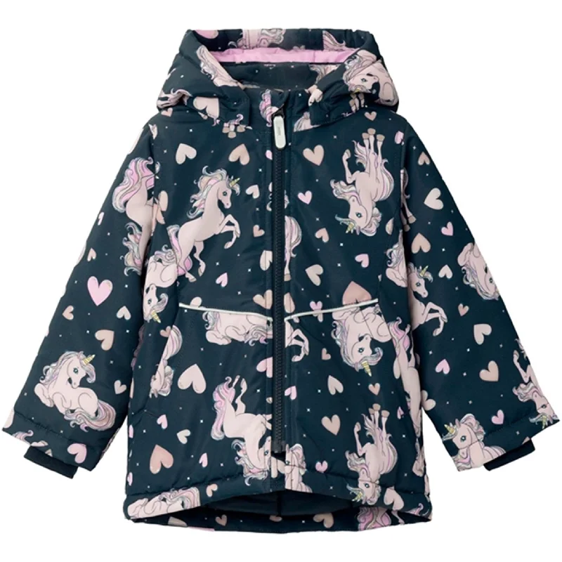 Everyday Comfort Name it Dark Sapphire Maxi Jacket Unicorn Heart