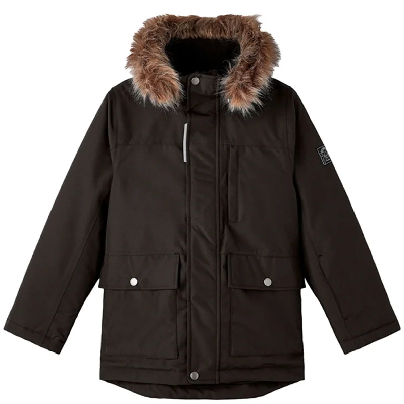 Innovative Design Name it Black Snow Jacket Solid