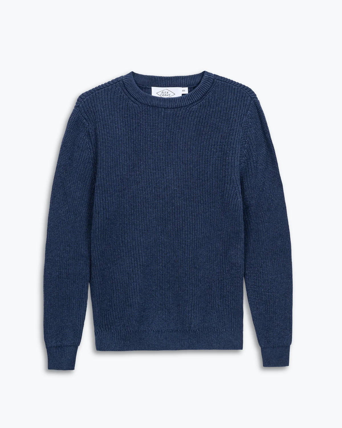 French Style Alex Crane Indigo Blue Bay Cotton Sweater