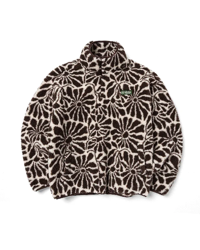 Noble And Elegant High Desert Wildflowers High Pile Fleece