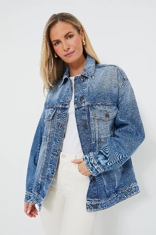 High Street Fashion Navy Light Pio Denim Jacket