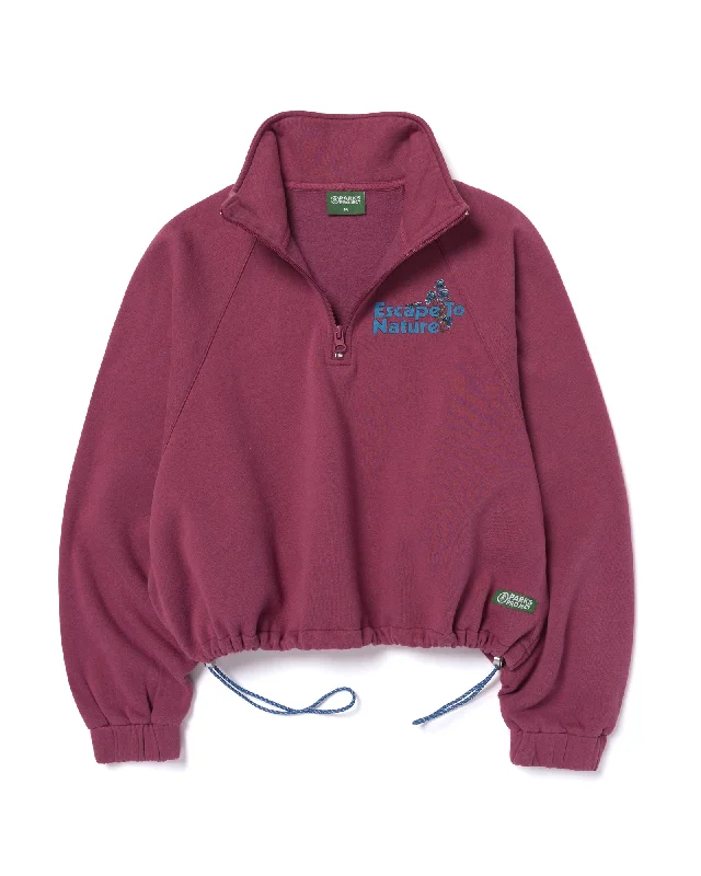 Exquisite Tailoring Escape To Nature Fox Women's Quarter Zip Fleece