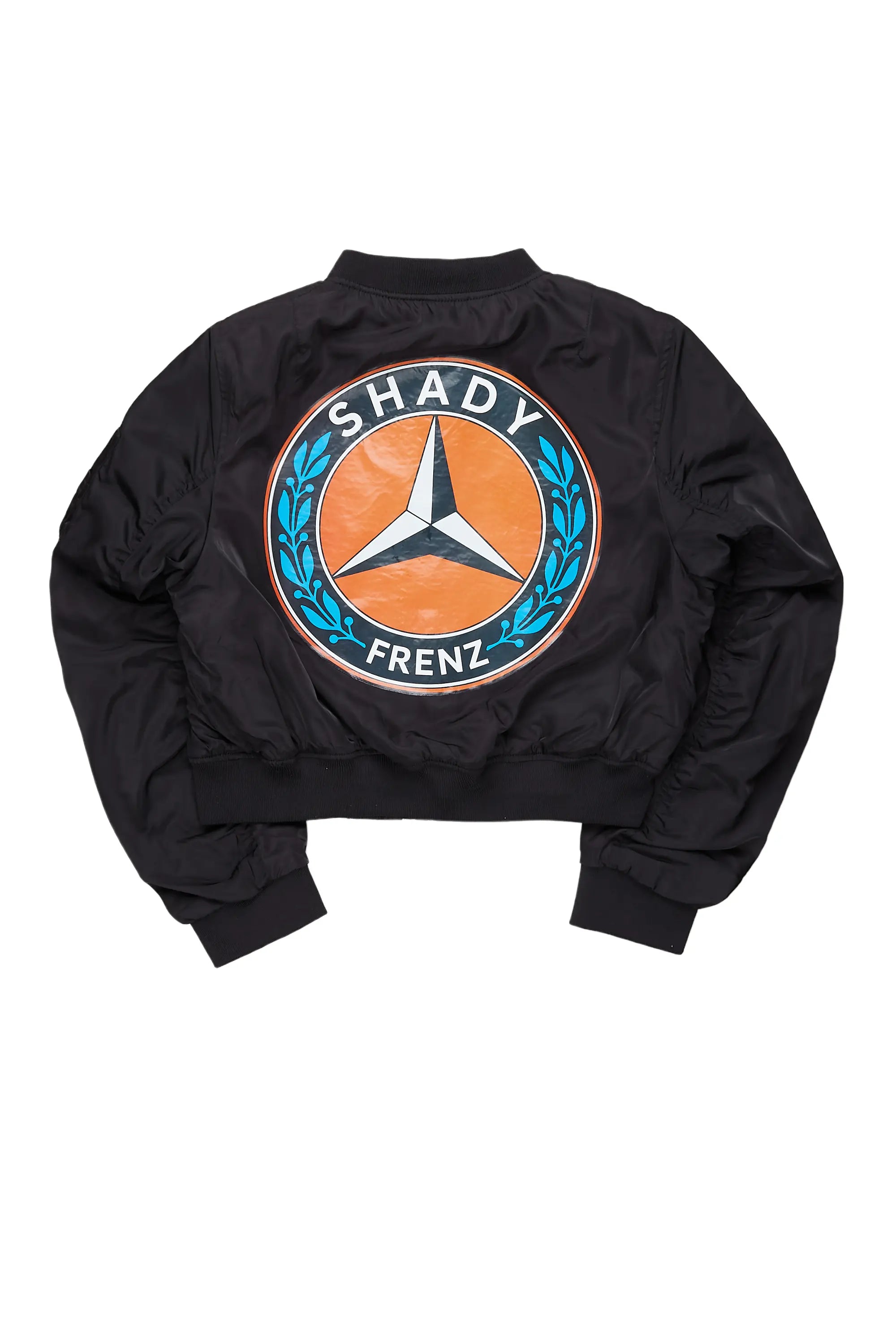 Effortless Style Taylin Black Bomber Jacket