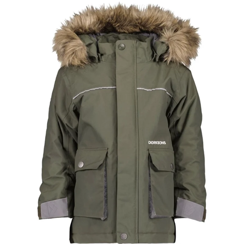 Boutique Recommendation Didriksons Deep Green Kure Kids Parka Jacket