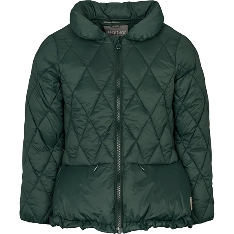 Goddess Style MarMar Olia Light Puffer Down Jacket Dark Leaf