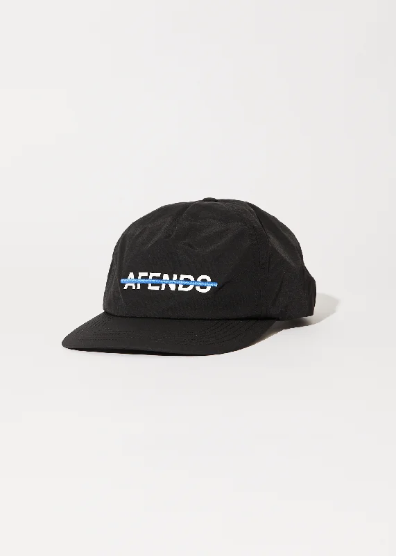 Youthful AFENDS Unisex Liquid - 5 Panel Cap - Black