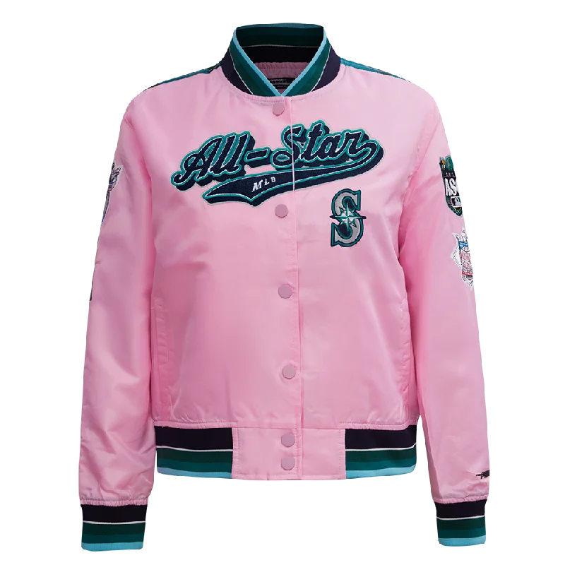 Boutique Recommendation MLB ALL STAR 2023 RIB WOMEN'S SATIN JACKET (PINK)