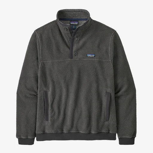 Trendy Traveler Patagonia X-Ray Grey Shearling Fleece Button Pullover