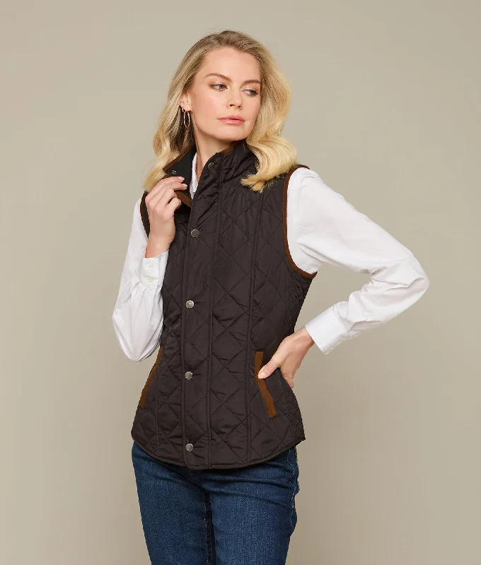 Carefree Quilted Vest :: Black