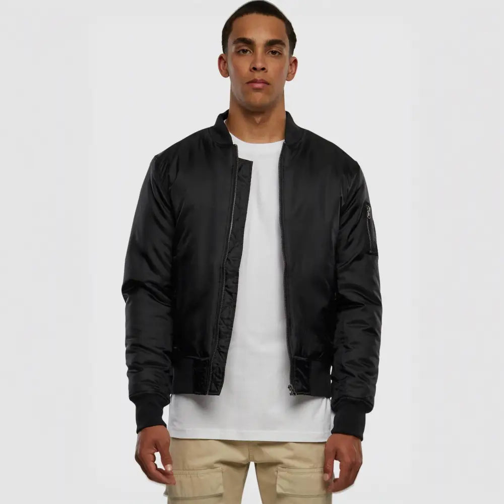 Modern Comfort Basic Bomber Jacket