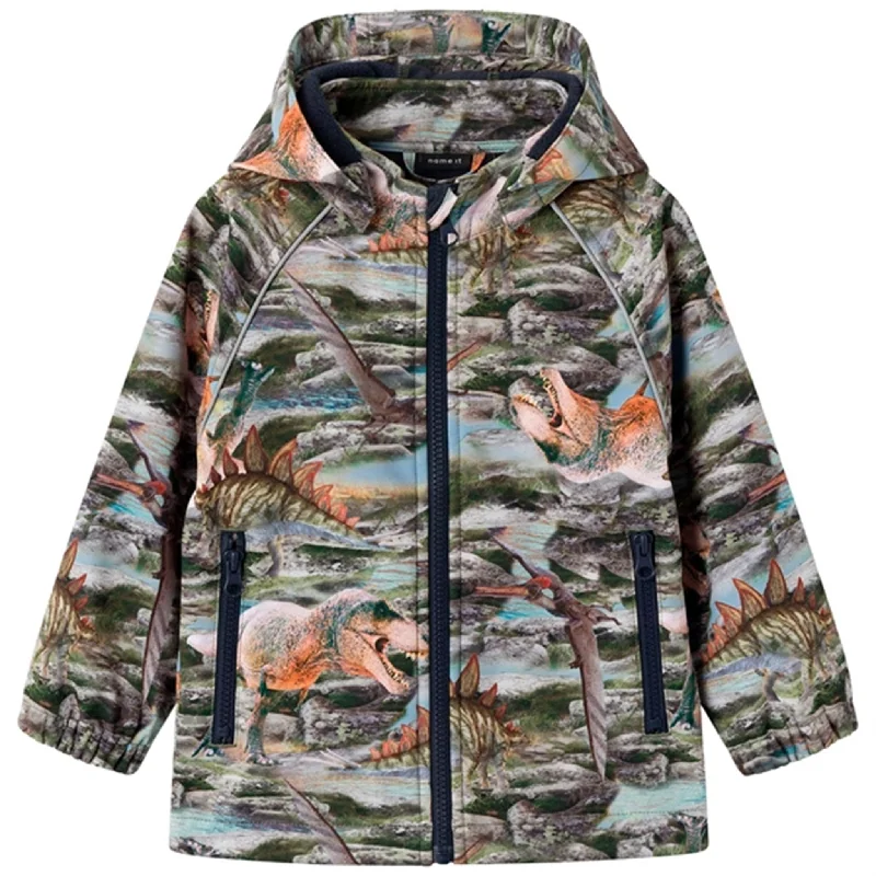 Fashion And Simplicity Name it Thyme Alfa Softshell Jacket Dino World