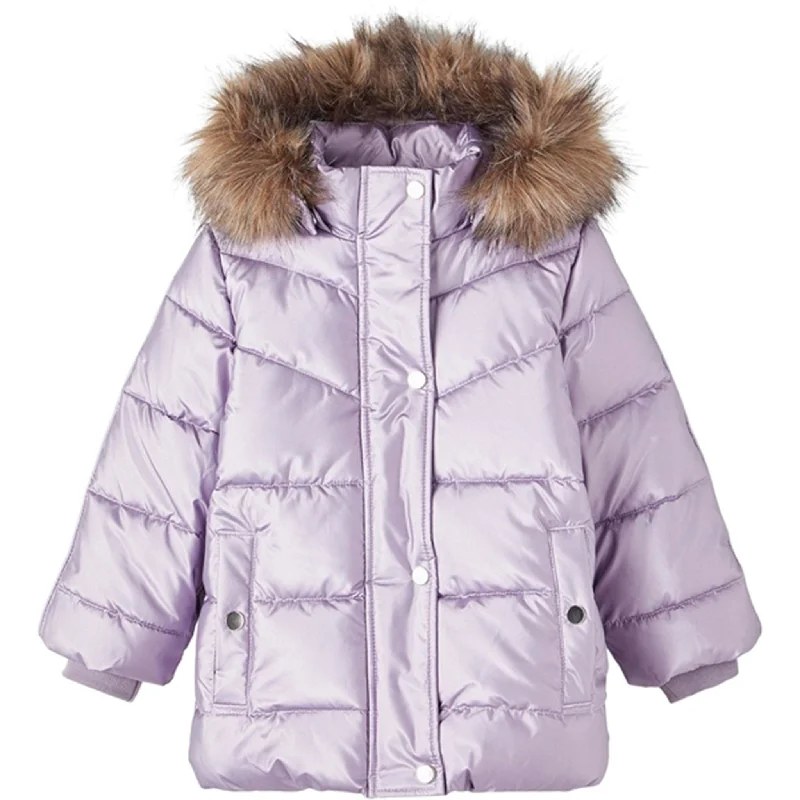 Street Charm Name it Lavender Gray Maggy Puffer Jacket
