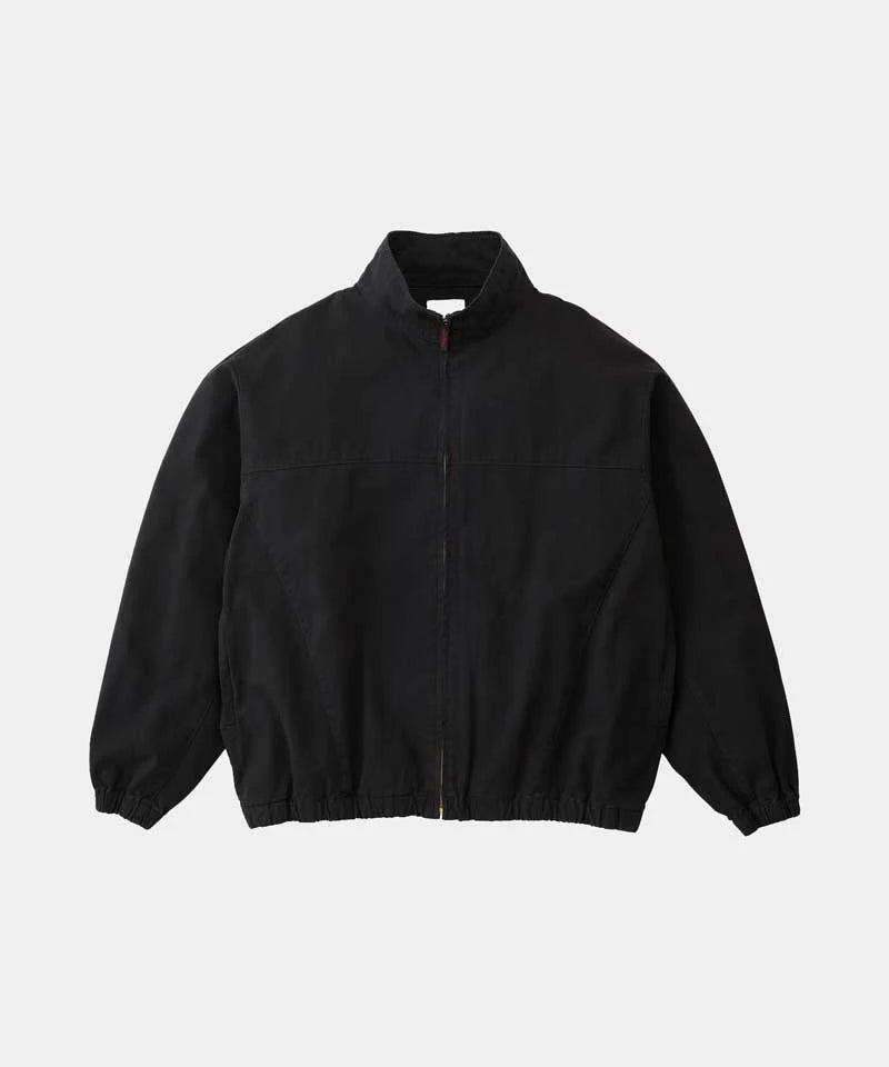 High-quality Fabrics Gramicci Black Twill Oversized Around Jacket