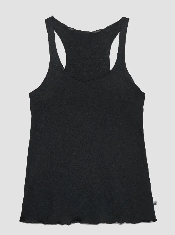 New Autumn And Winter Styles 100% Organic Cotton Roller Tank - Midnight