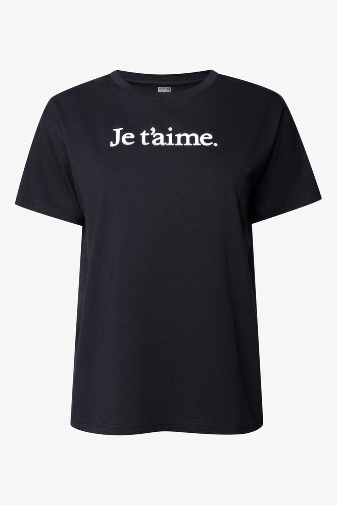 Easygoing Style Short Sleeve T-Shirt Black