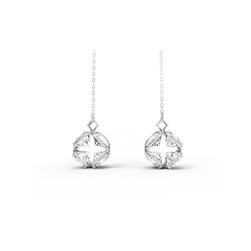 Personalized Series OOPS JEWELRY | 4 for You Earrings | Silver