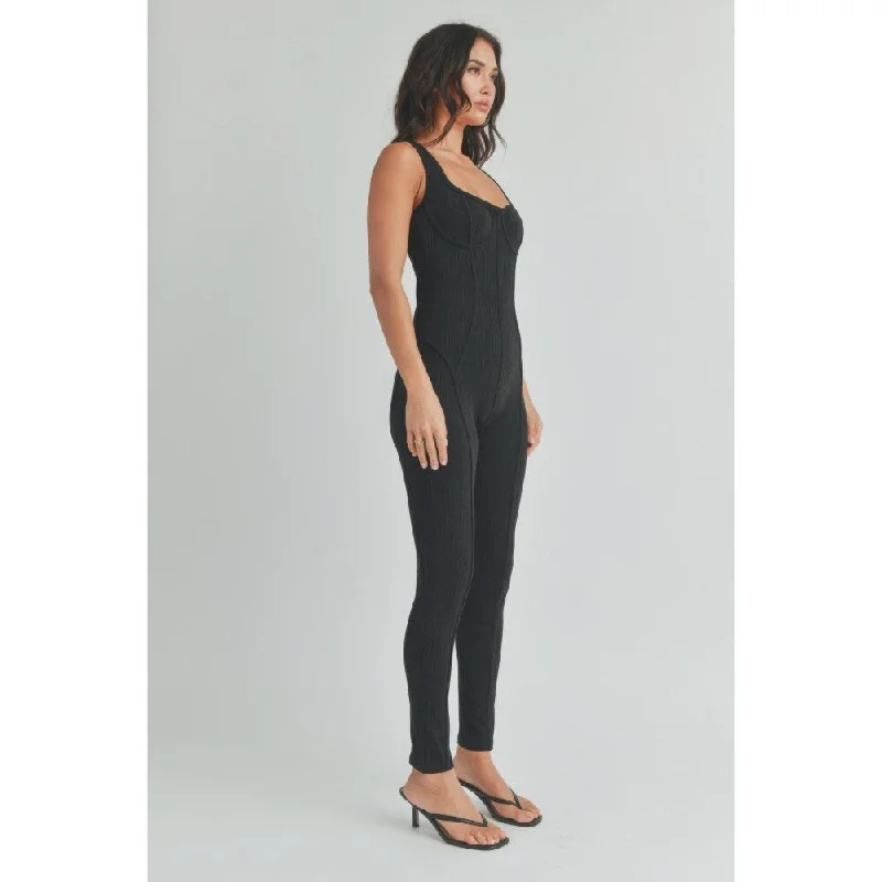 Casual Elegance Timeless Black Solid Color Jumpsuit, Chic, Comfortable, and Versatile for Every Occasion