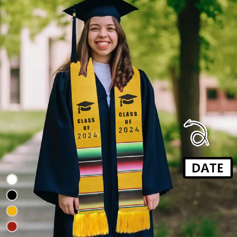 Luxury Temperament Custom Mexico Multicolor Tassel Graduation Stoles Sash Class of 2024 Graduation Gift Luxury Temperament Custom Mexico Multicolor Tassel Graduation Stoles Sash Class of 2024 Graduation Gift