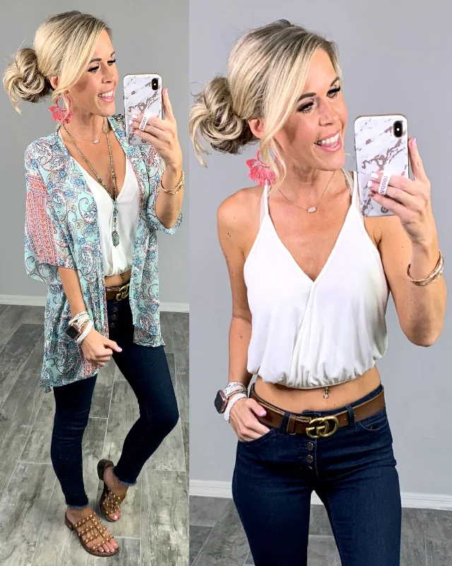 Must-have For Autumn And Winter Mutual Feelings Top - Ivory