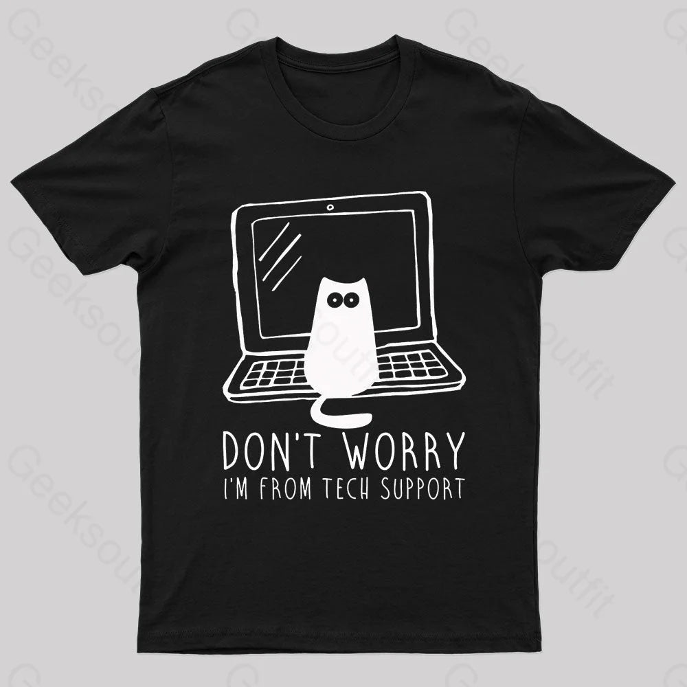 Classic Color I'm From Tech Support Nerd T-Shirt