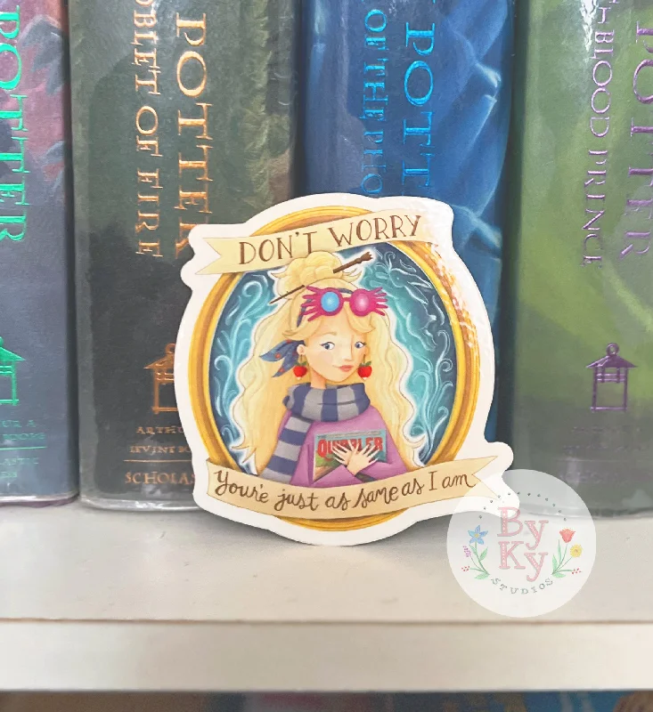 Classic Don't Worry Luna Vinyl Sticker
