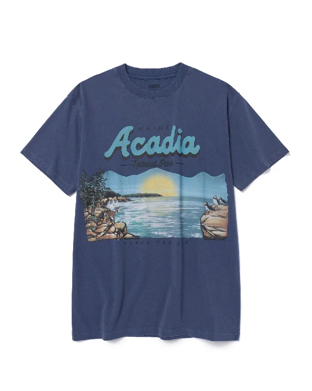 Easygoing Fashion Acadia National Park Vintage Tee