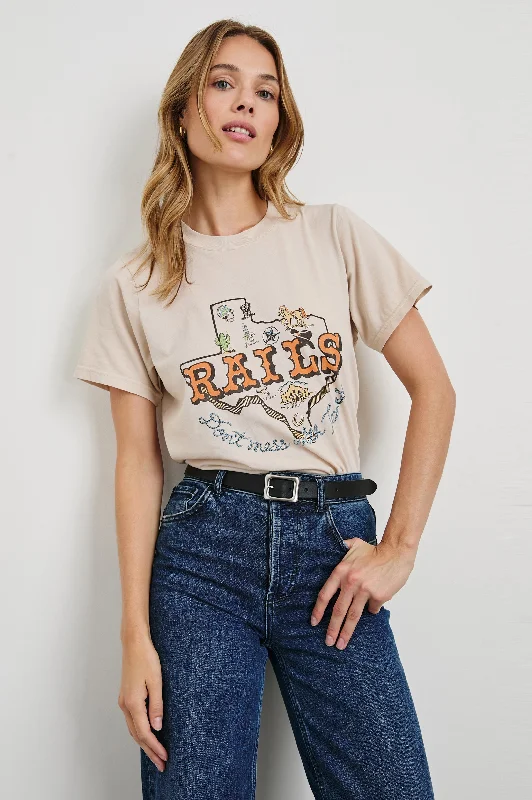 New Design BOYFRIEND T-SHIRT - RAILS TEXAS