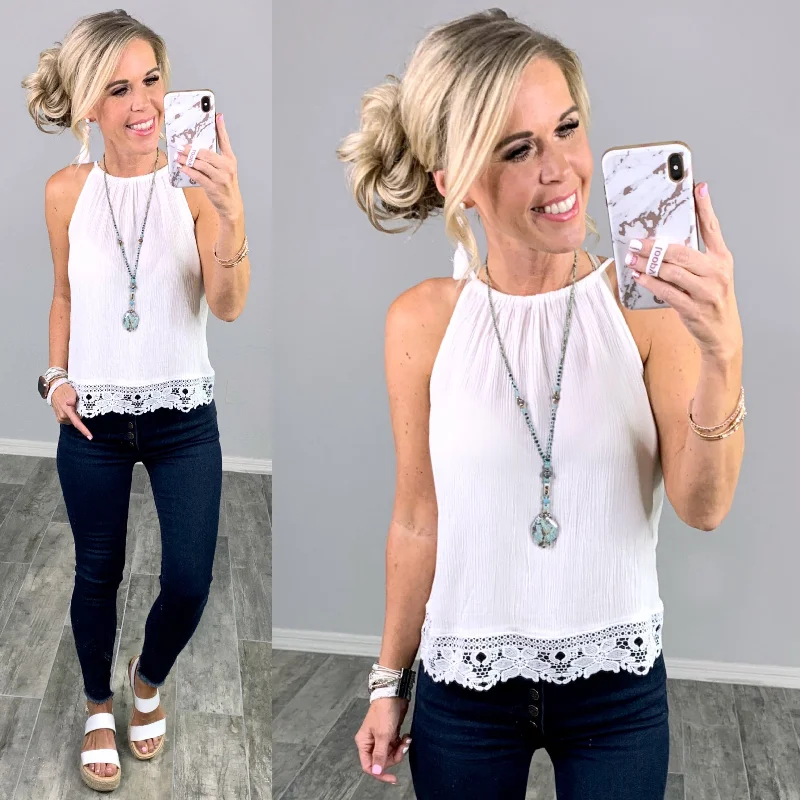 Bright Colors Look Into Your Heart Tank - White