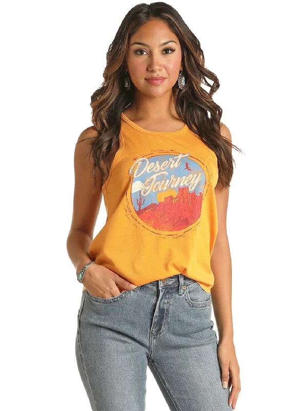 Personalized Design Women's Rock & Roll Cowgirl Tank #RRWT20RZNE