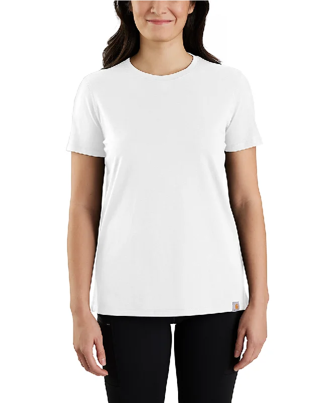 Light Comfort Carhartt Women's Relaxed Fit T-Shirt - White