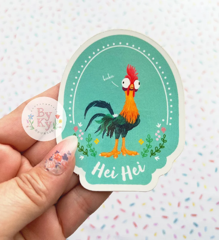 Sweet breath Hei Hei Vinyl Sticker