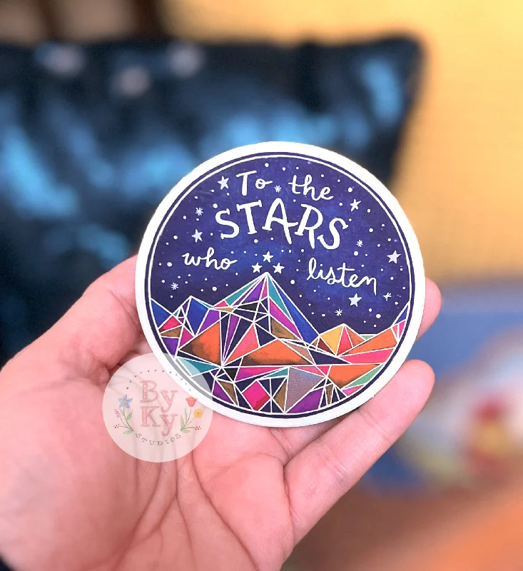 Diamond Series ACOTAR 'To the Stars Who Listen' Vinyl Sticker