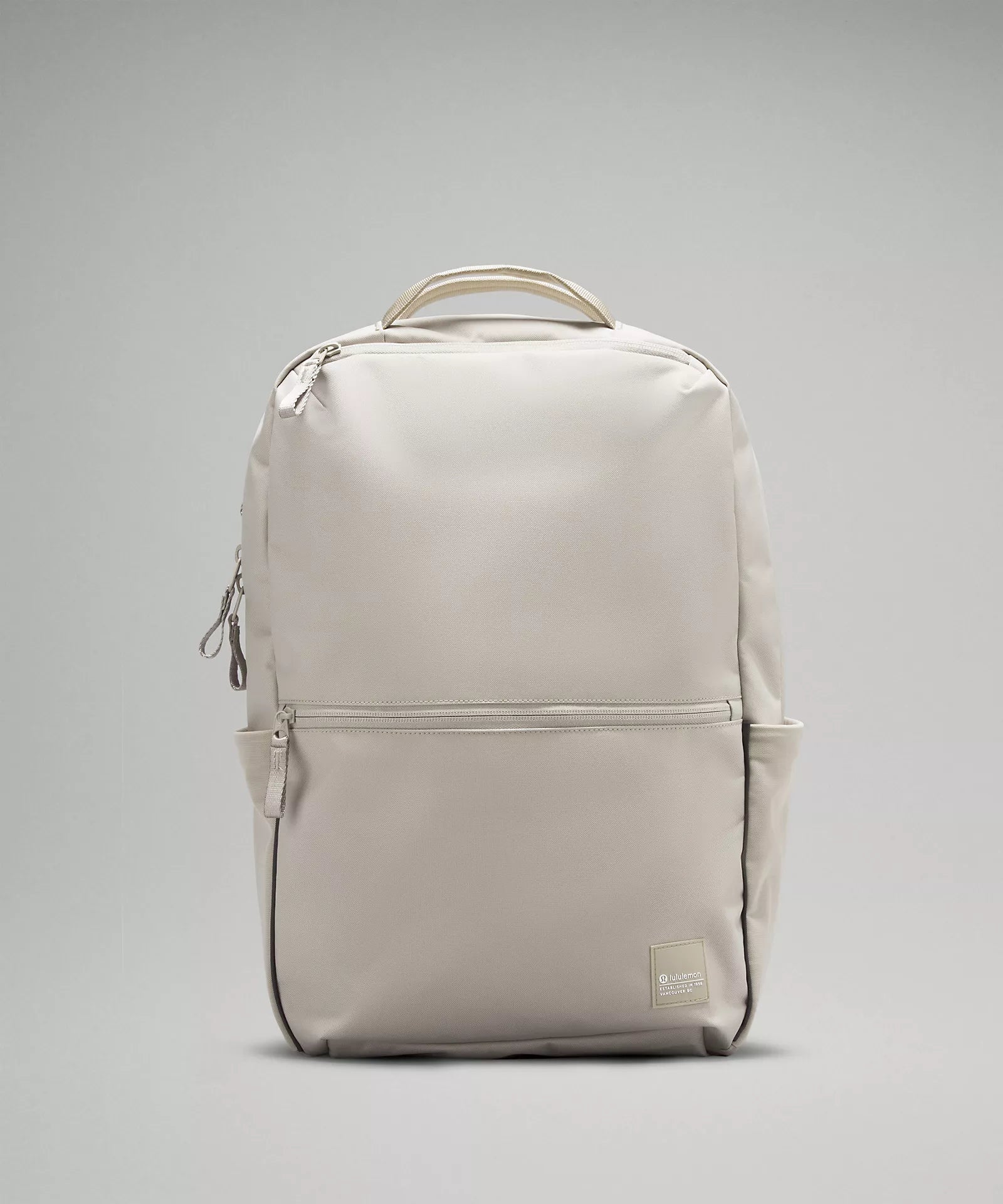 Elegant And Charming Double-Zip Backpack 22L | Raw Linen/Grey Eucalyptus
