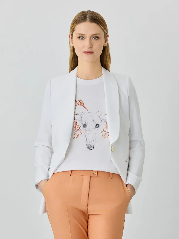 Modern Chic Regular Fit T-shirt In Organic Cotton With Taurus Sign