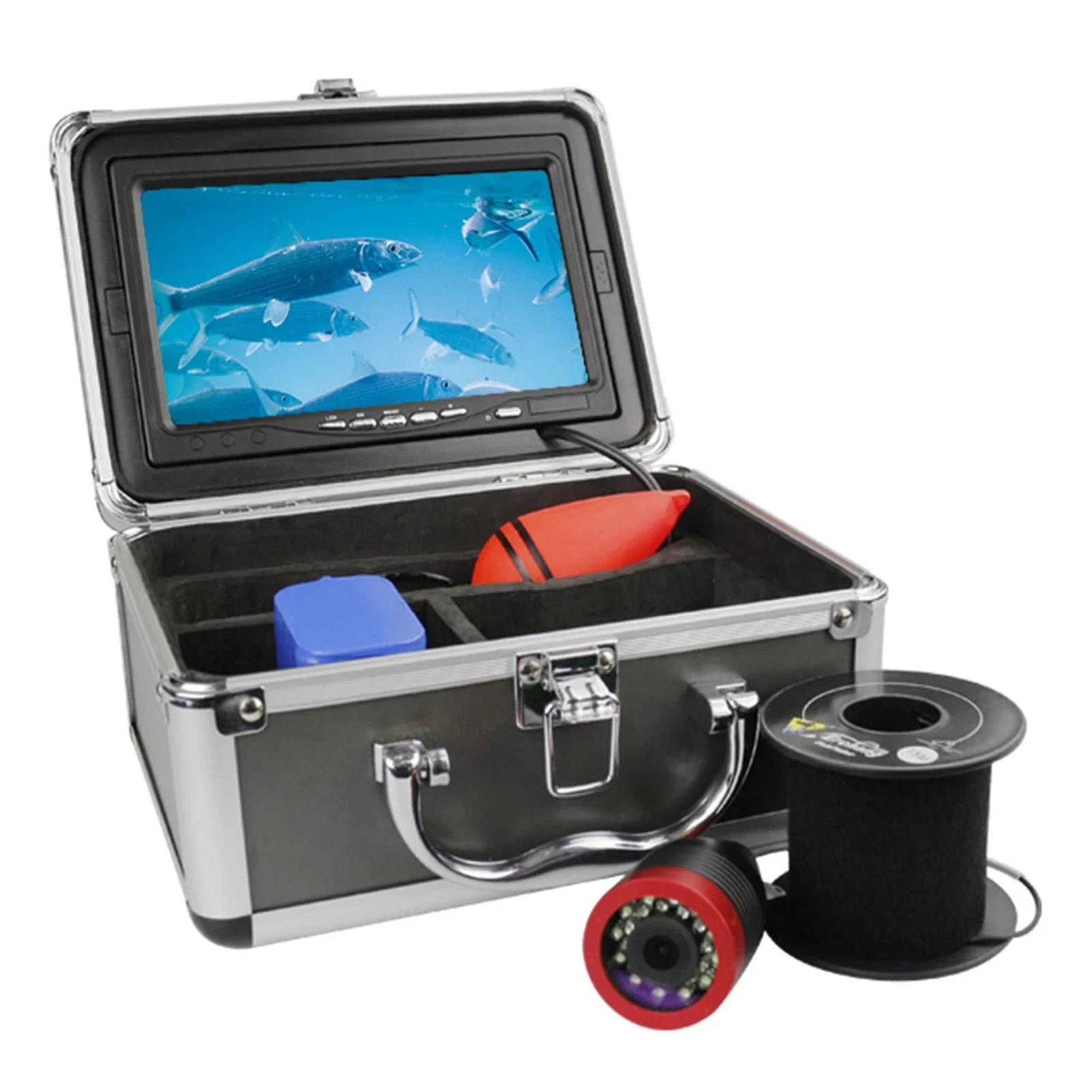 Cozy Fit Underwater Fishing Camera Portable Fish Finder with 7 Inch LCD Monitor & High-definition Camera for Boat Kayak Lake Sea Fishing