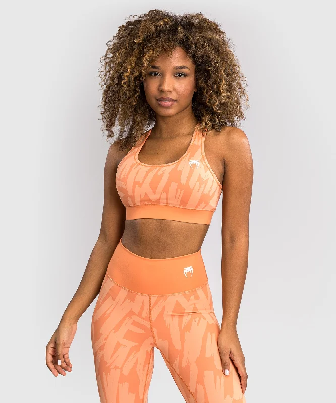 Stylish Comfort Venum Graffiti Women’s Sports Bra - Velvet Apricot