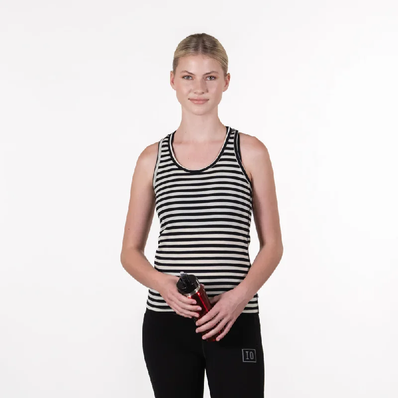 Slim Fit Altitude 'Stripey' Racer Back Tank