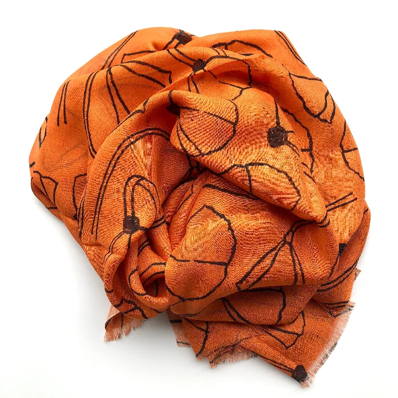 French Style SALE -- Lily Petals Modal Scarf