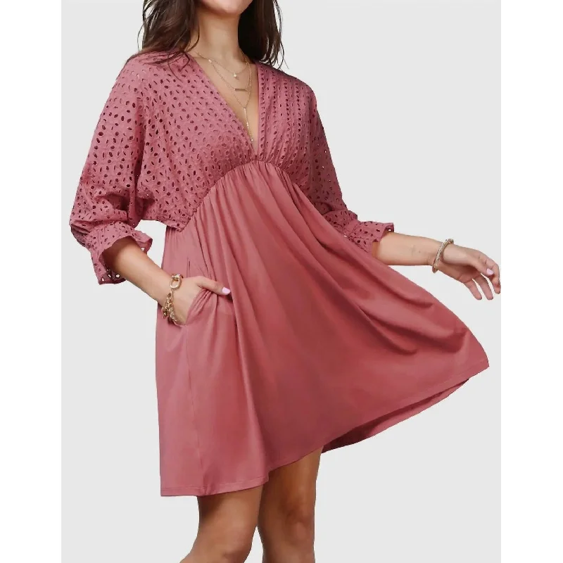Outdoor Trend Ninexis - Deep V-Neck Dress