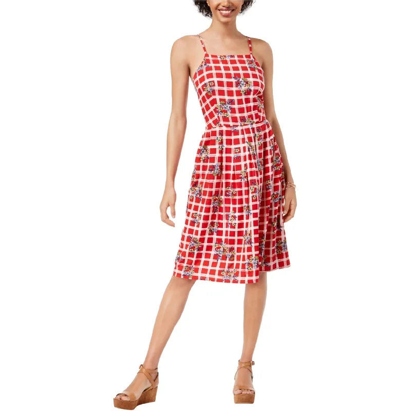 End Of The Year Maison Jules Womens Printed Spaghetti Strap Sundress