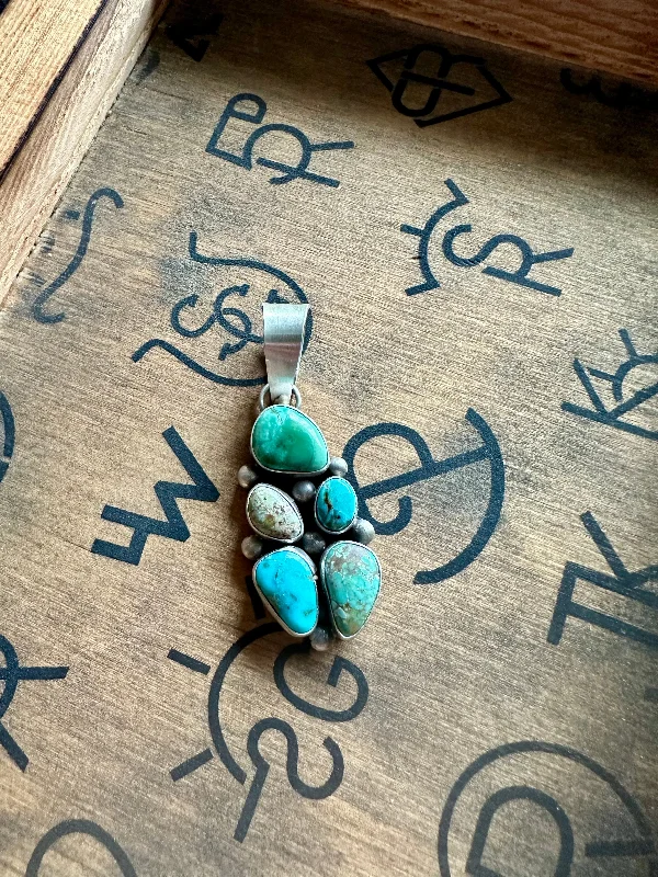 Fashion Elements Kingman Turquoise & Sonoran Gold Pendant
