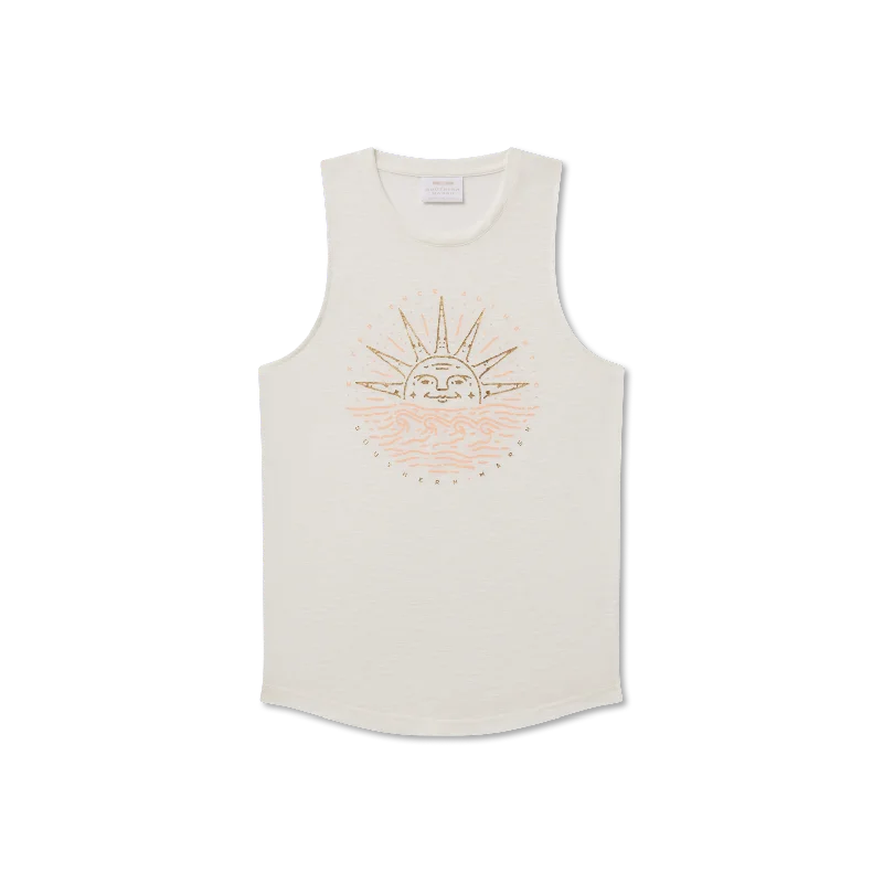 Soft Fabrics Sadie Vintage Rocker Tank - Sunset