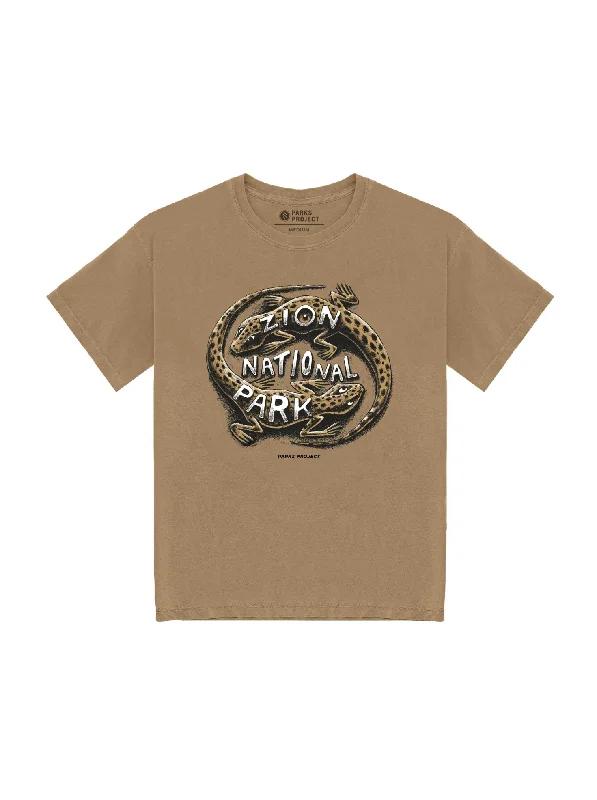 Versatile Style Zion 90's Lizard Tee - Brown
