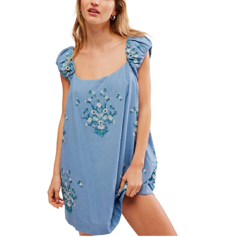 French Retro Free People - Wildflower Mini Dress