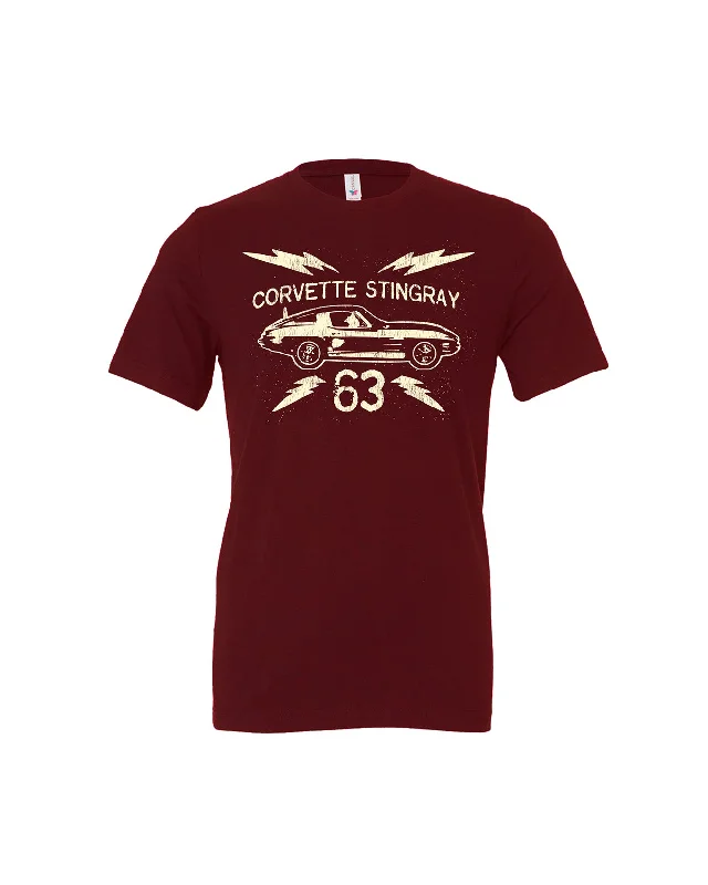 French Style Chevrolet Corvette Stingray 1963 T-shirt